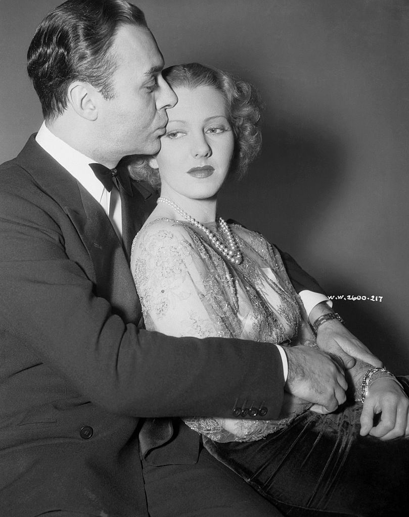 Jean Arthur with Charles Hugging, 1938.