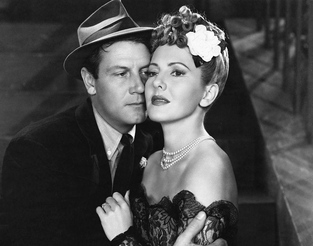 Jean Arthur as Connie Milligan and Joel McCrea as Joe Carter in the movie 'The More of the Merrier', 1940.