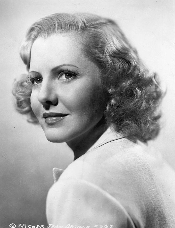 Jean Arthur, 1937.