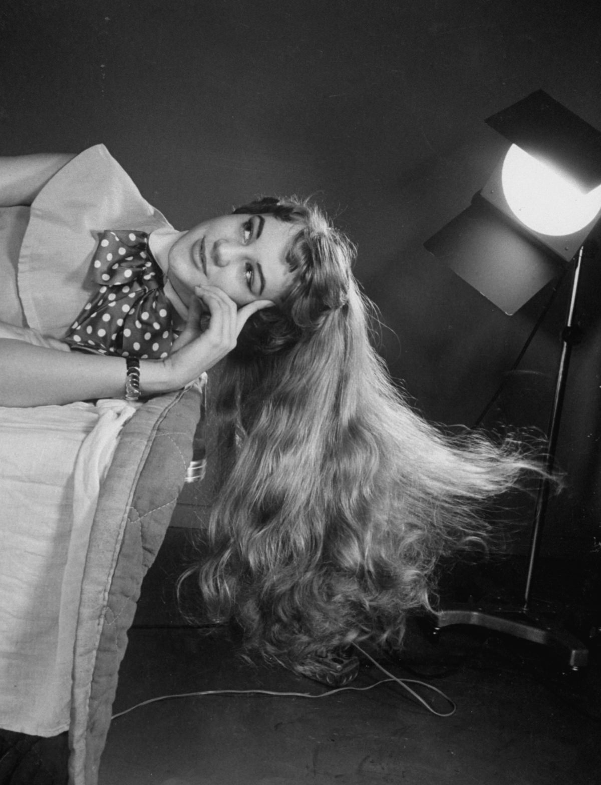 Baldy and the Long Hairs: Vintage Photos from the 1950s Casting Call for a Long-Haired Model