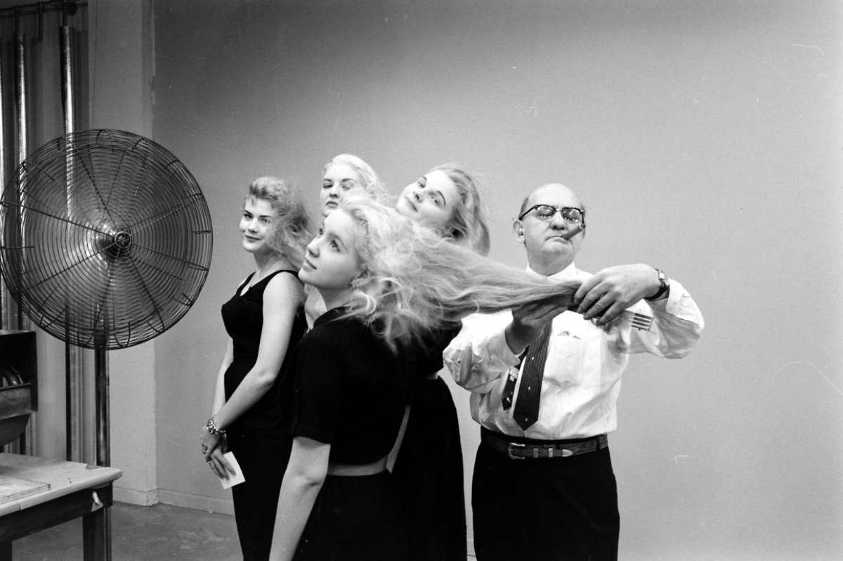 Baldy and the Long Hairs: Vintage Photos from the 1950s Casting Call for a Long-Haired Model