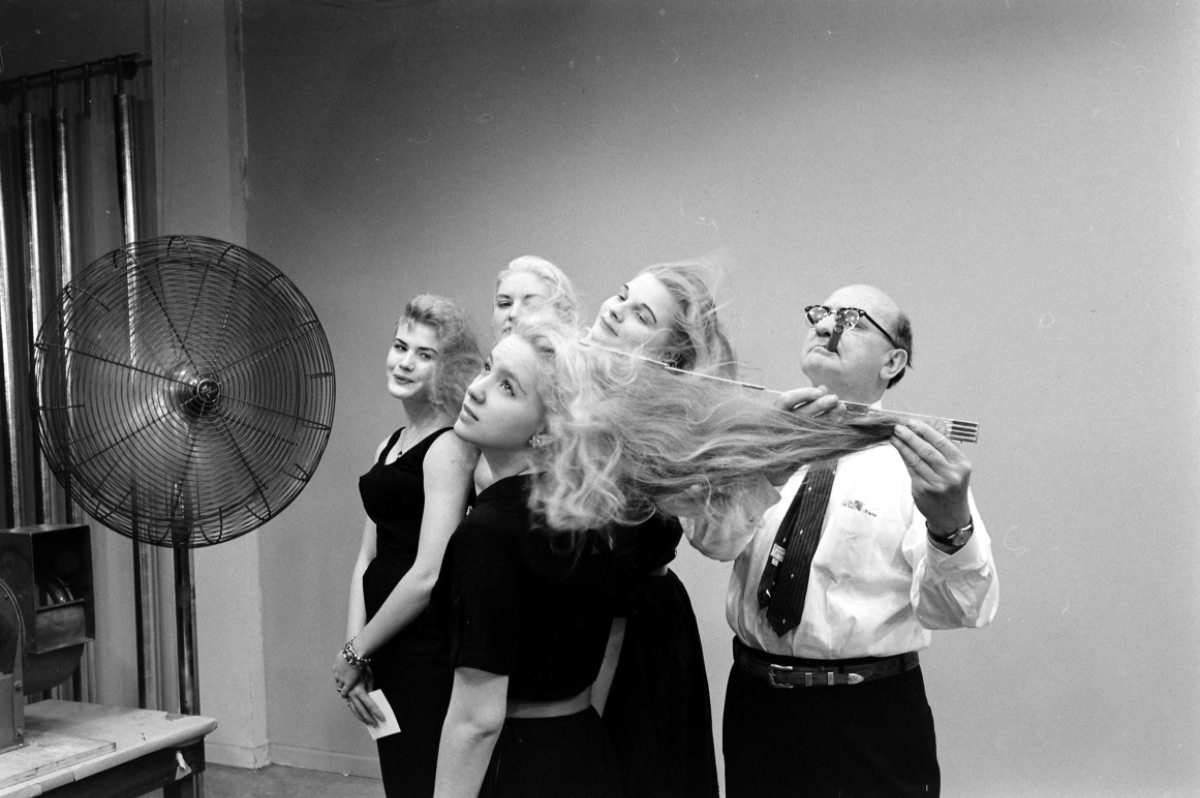 Baldy and the Long Hairs: Vintage Photos from the 1950s Casting Call for a Long-Haired Model