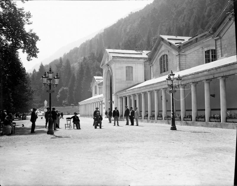 Thermal baths, Luchon, 1890s