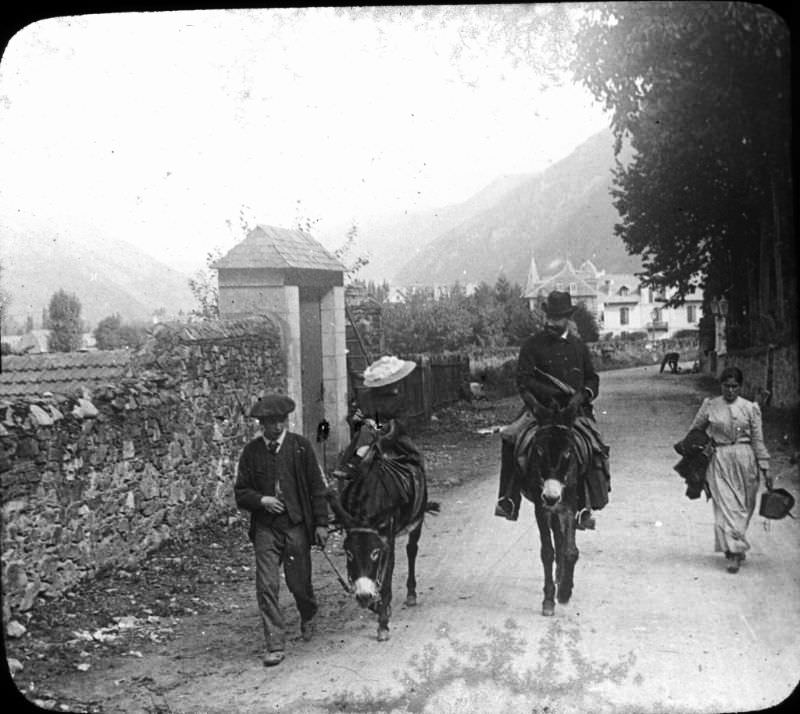 Luchon Congress, Route de la Vallée du Lys, September 1893