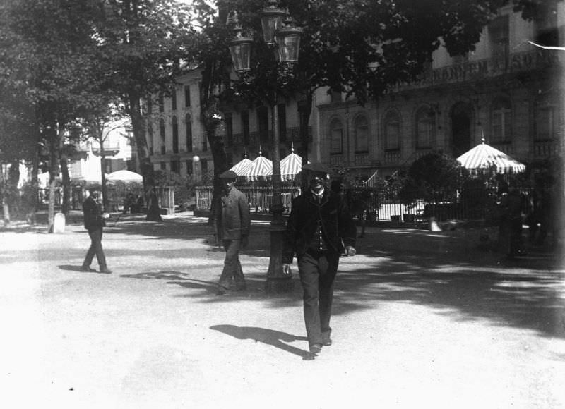 Bourdette aux Quinconces, Luchon, September 12, 1895