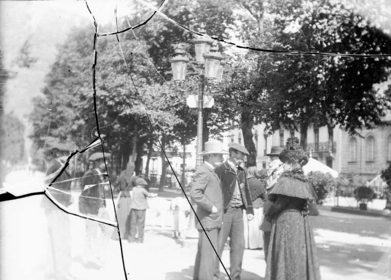 Allée d'Etigny, Luchon, September 1897