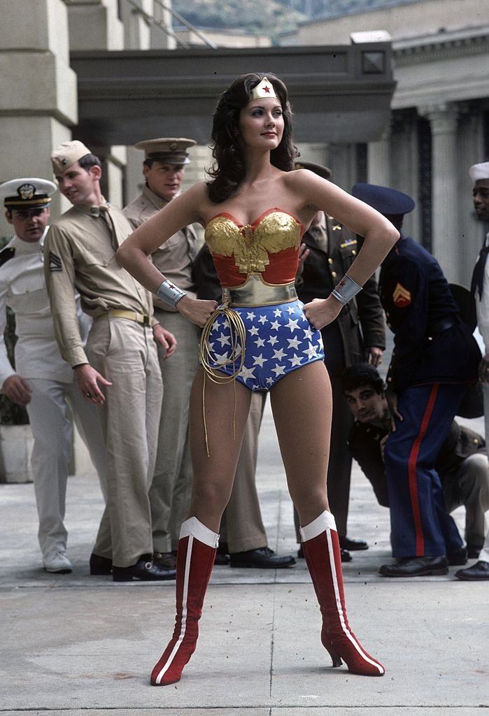 Lynda Carter as Wonder Woman in 'The New Original Wonder Woman'. November 7, 1975.