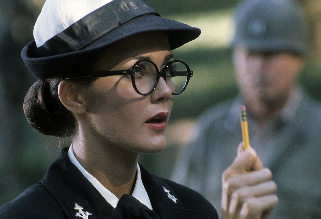 Lynda Carter in the episode 'Judgment from Outer Space', 1977.