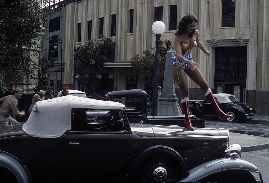 Lynda Carter production shot, 1975.