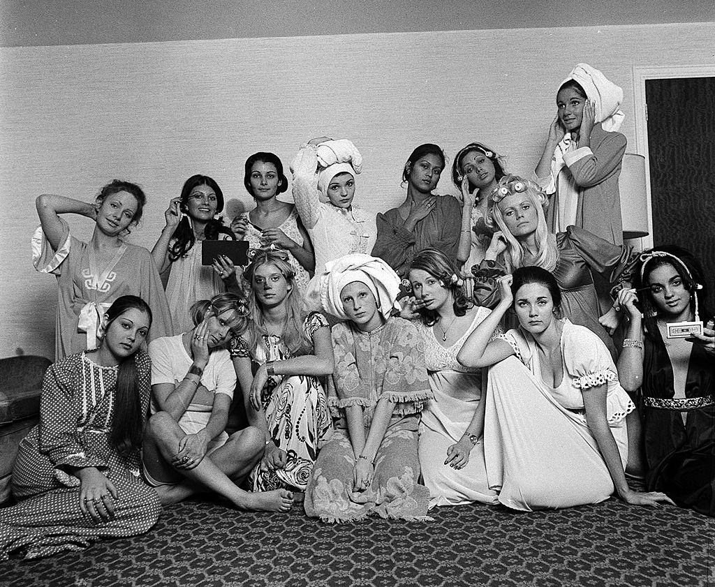 Lynda Carter in the Miss World Contestants 1972.