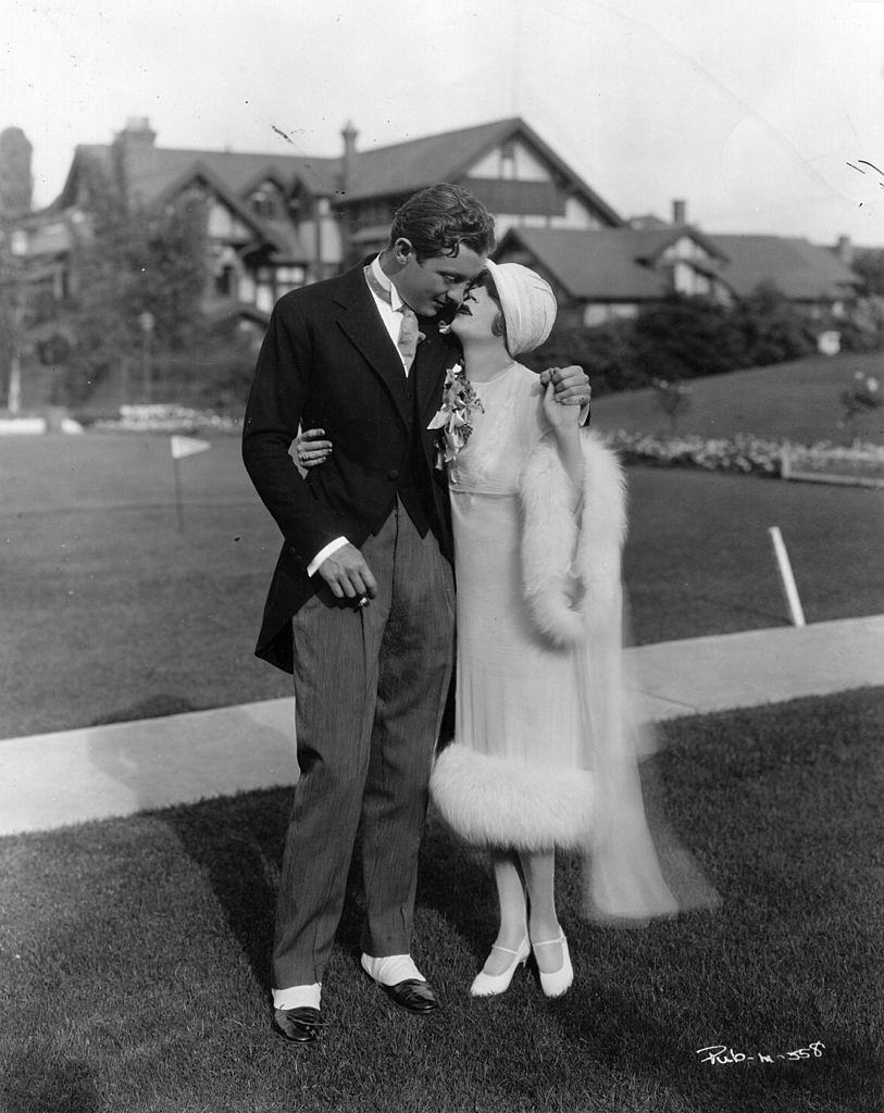 Mae Murray with her husband David Mdivani, 1925.