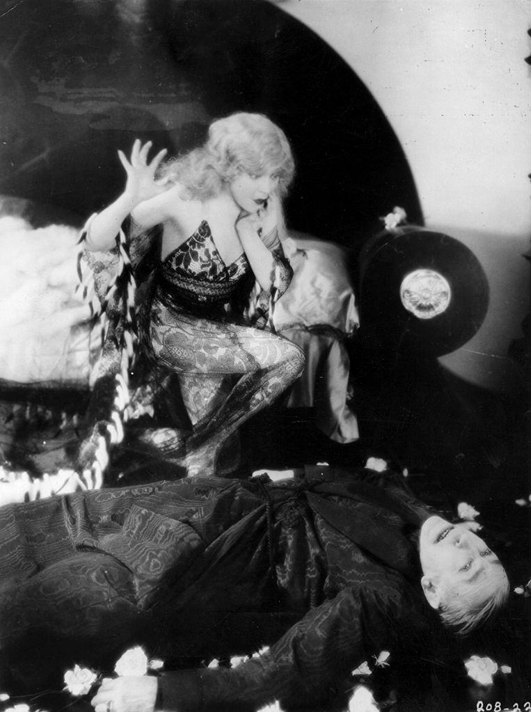 Mae Murray stars as dancer Sally O'Hara in the film 'The Merry Widow', 1925.
