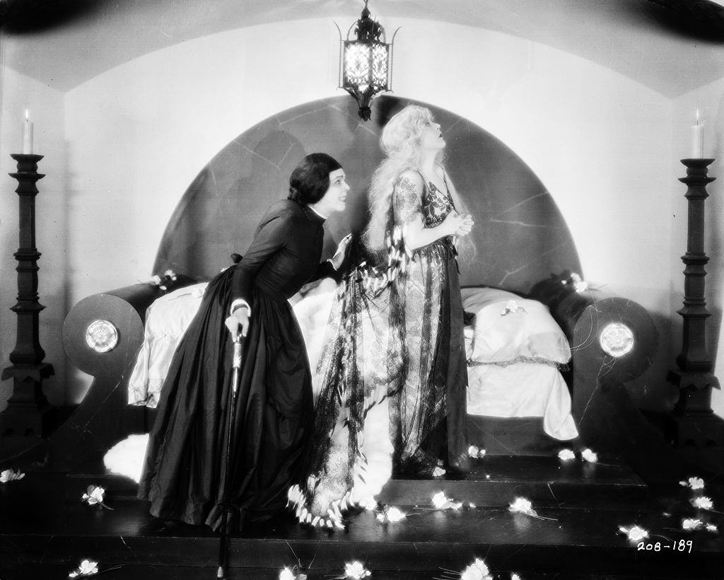 Mae Murray in a scene from the movie 'The Merry Widow', 1925.