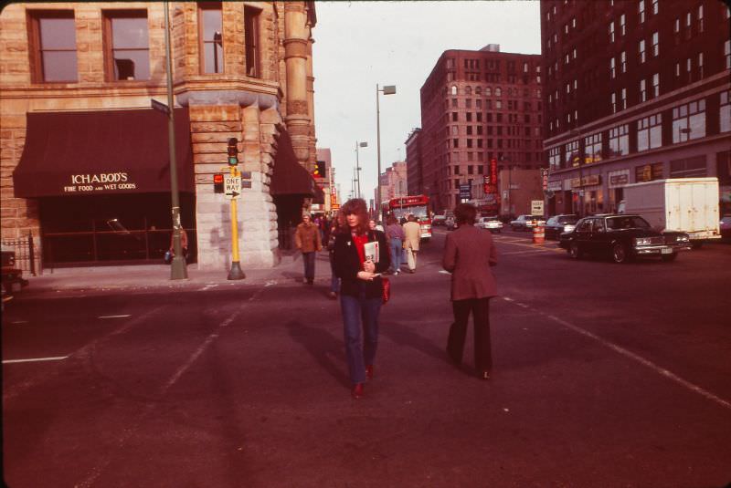 Sixth Street, Downtown Minneapolis, fall 1983