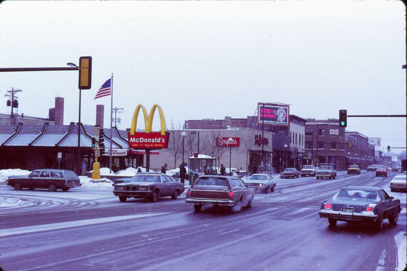 Uptown Minneapolis, winter 1983 or 1984