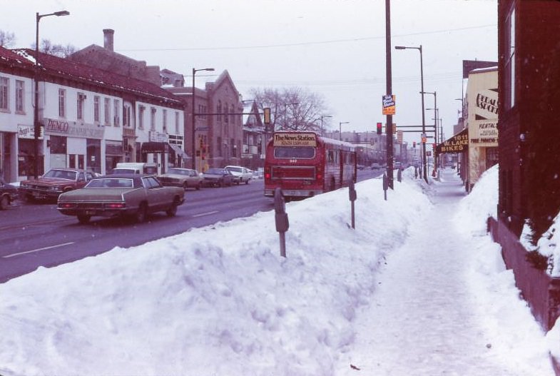 West Lake Street, Uptown Minneapolis, February 1984