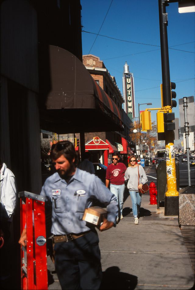 Near Hennepin and Lake, Uptown Minneapolis, October 1989