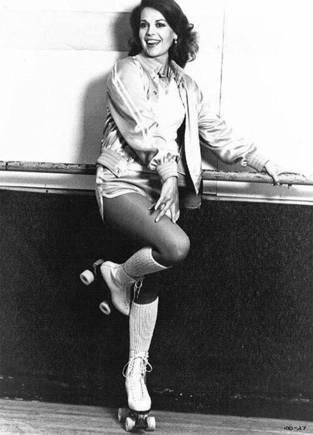 Natalie Wood Roller Skating in the Movie ‘The Last Married Couple in America (1980)