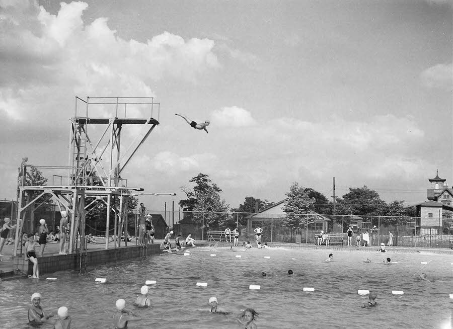 Faber Park Pool, 1938.
