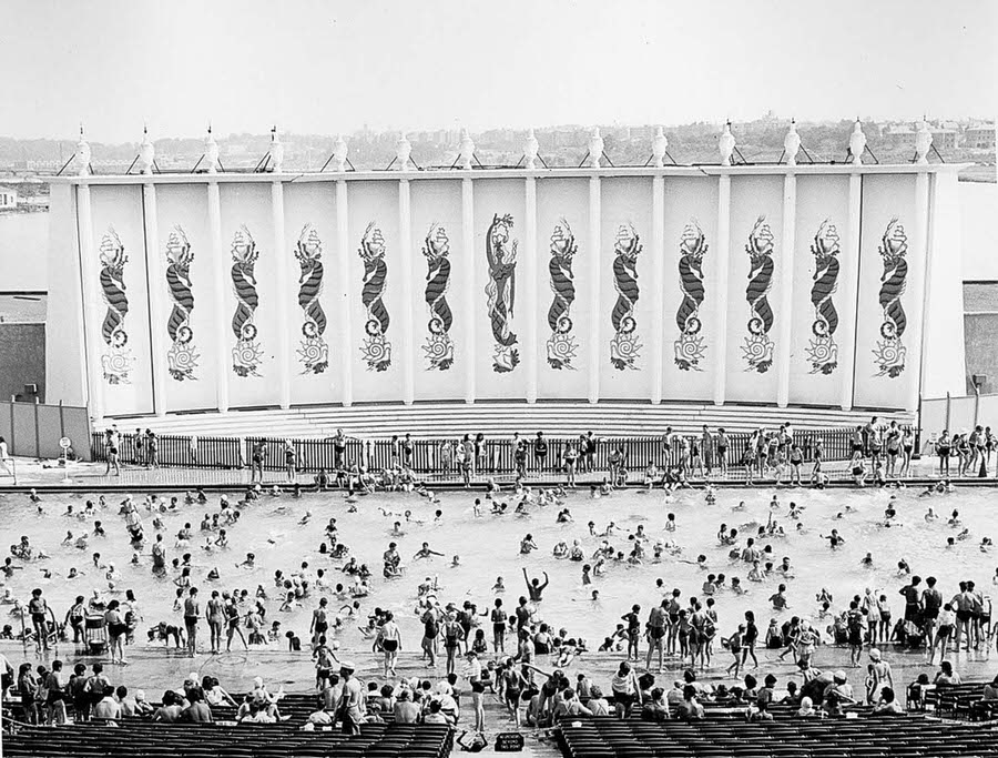 Flushing Meadows-Corona Park Pool, 1946.