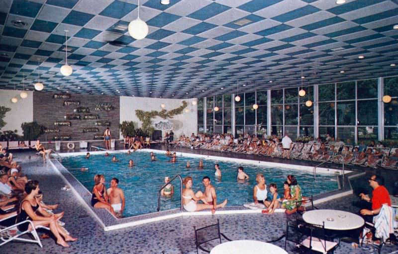Windsor Hotel indoor pool, So Fallsburg, New York