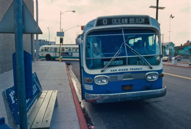 1959 GMC on Imperial Avenue at 16th Street in Downtown San Diego