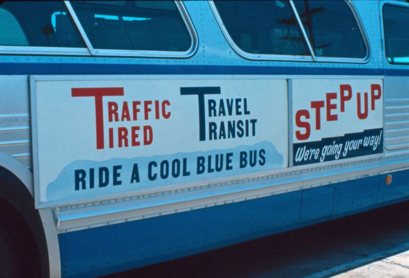 Promotional ‘Bus King’ advertisement from 1972