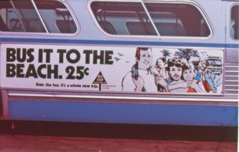 Promotional ‘Bus King’ advertisement from the 1970s