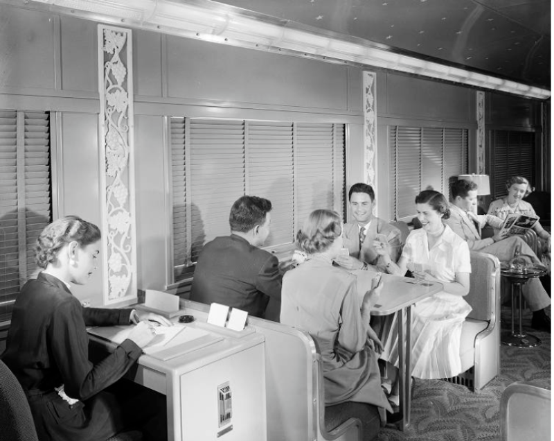 Southern Pacific Sunset Limited Lounge Car, Budd Company, June 1950