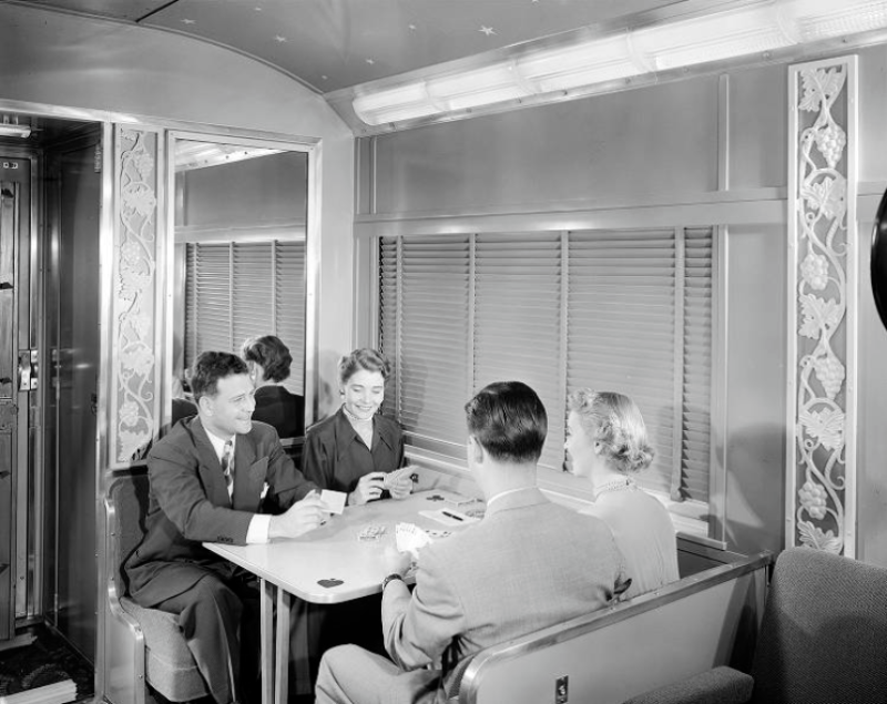 Southern Pacific Sunset Limited Lounge Car, Budd Company, June 1950