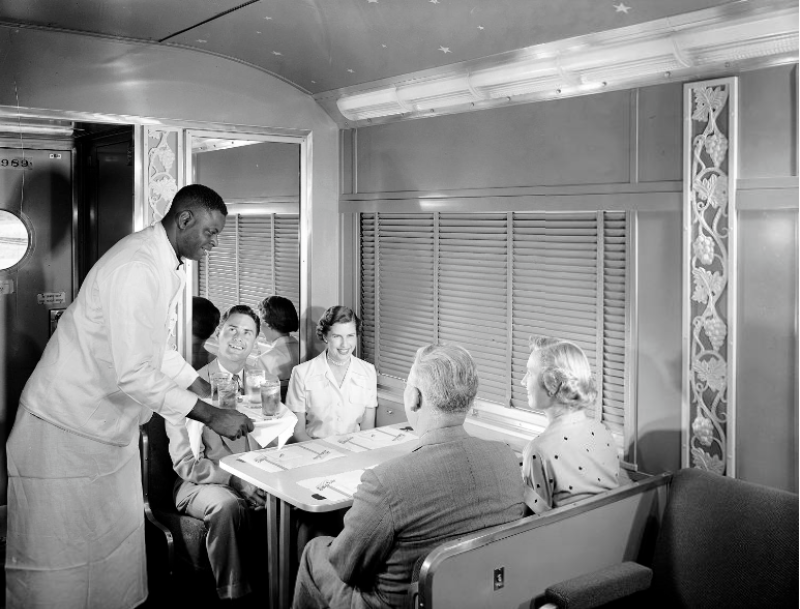 Southern Pacific Sunset Limited Lounge, Budd Company, June 1950