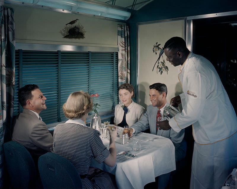 Southern Pacific Sunset Limited Lounge, Budd Company, June 1950