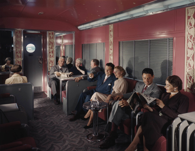 Southern Pacific Sunset Limited Lounge Car, Budd Company, June 1950