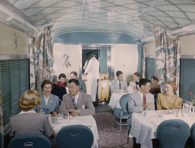 Southern Pacific Sunset Limited Diner, Budd Company, June 1950