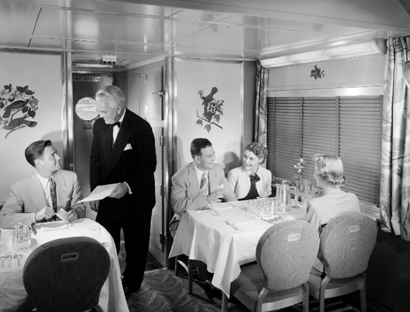 Southern Pacific Sunset Limited Diner Car, Budd Company, June 1950