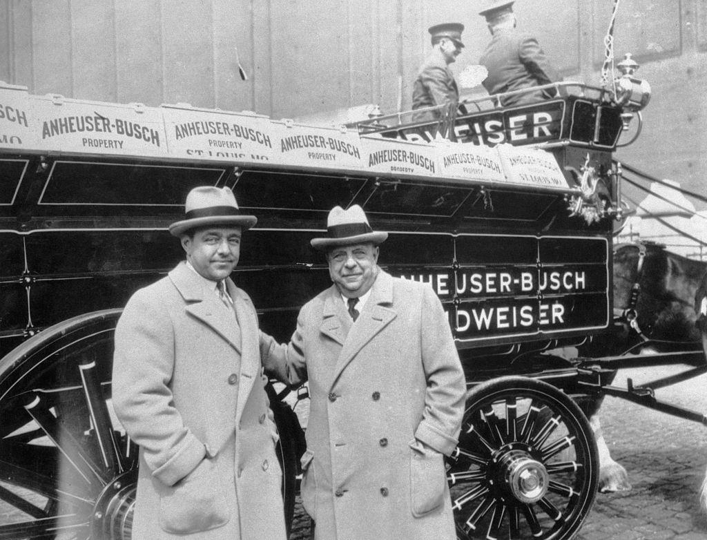 A Truckload of Cheer- As Famous Brewers Resume Old Role. St. Louis, 1933.