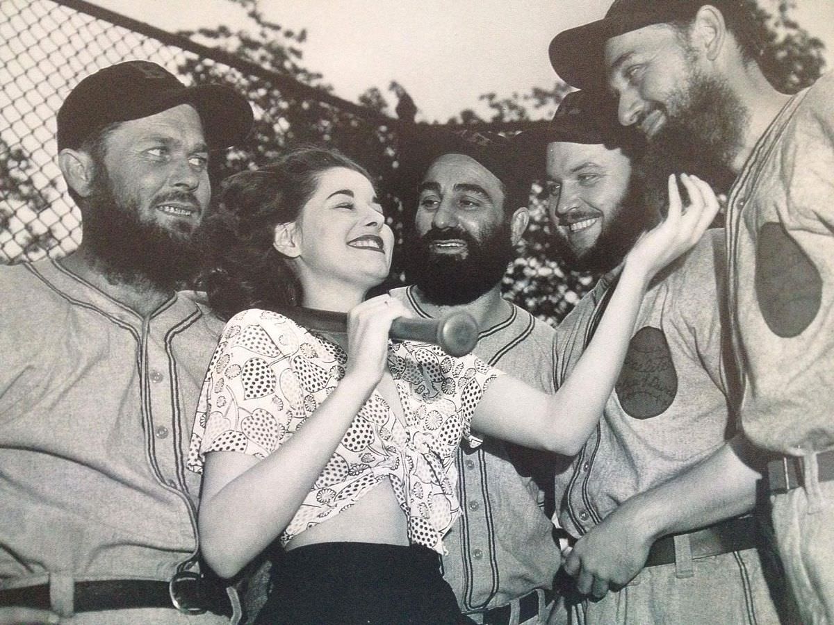 Long-haired and Bearded baseball team: The House of David team was a baseball version of the Harlem Globetrotters