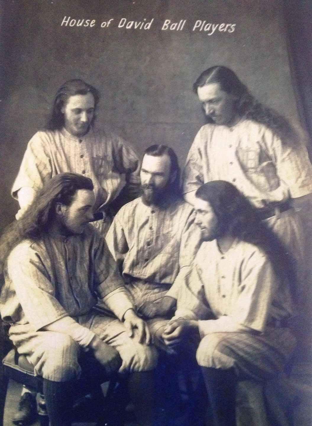 Long-haired and Bearded baseball team: The House of David team was a baseball version of the Harlem Globetrotters