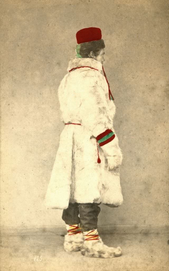 Man from Finland in Norwegian costume, 1870s