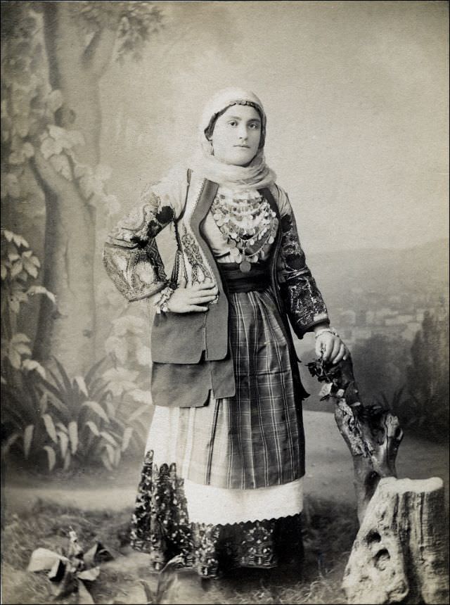 Balkan woman, 1890s