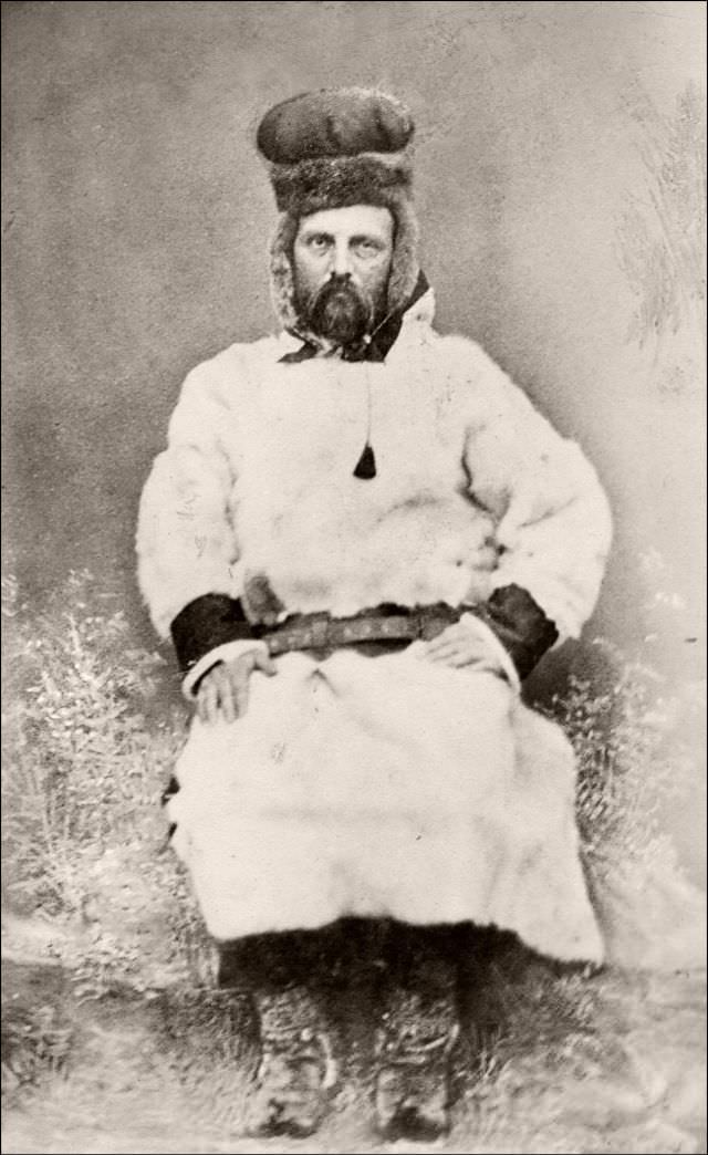 Man in a traditional costume, probably Göttingen, Germany, 1870s