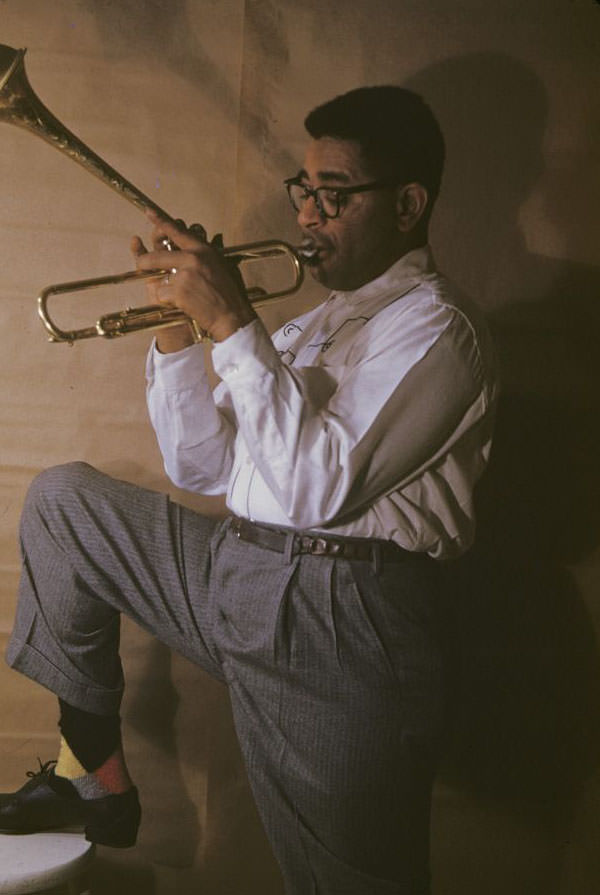 Young Dizzy Gillespie Photographed by Carl Van Vechten in 1955