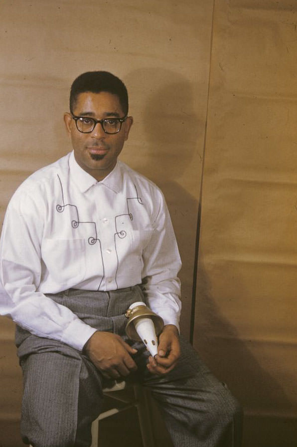 Young Dizzy Gillespie Photographed by Carl Van Vechten in 1955