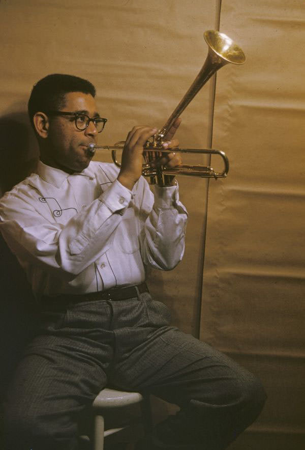 Young Dizzy Gillespie Photographed by Carl Van Vechten in 1955