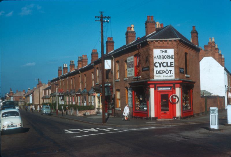 Corner of Vivian Road, Harborne, 1961