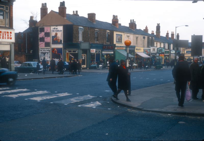 Soho Road near Boulton Road, Handsworth, 1968