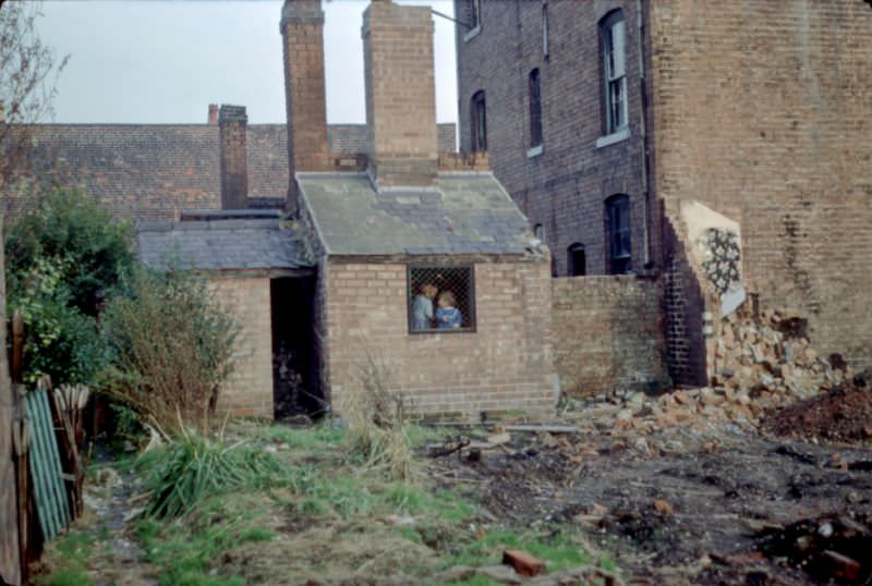 Newtown ‘adventure playground’ behind Gower Street and Guildford Street, 1968