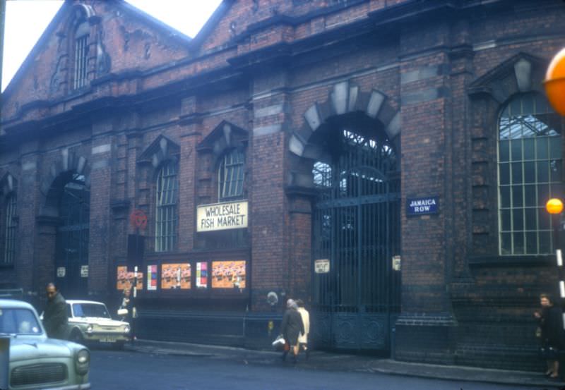 Wholesale Fish Market, Jamaica Row, 1968