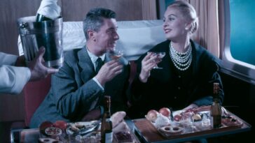 Air France first class 1950s