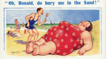 Fat Lady comics 1900s